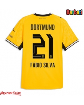 Borussia Dortmund Fabio Silva #21 Tricou Fotbal Replică 2026-27 Barbati Acasa Borussia Dortmund Fabio Silva #21 Tricou Fotbal Replică 2026-27 Barbati Acasa
